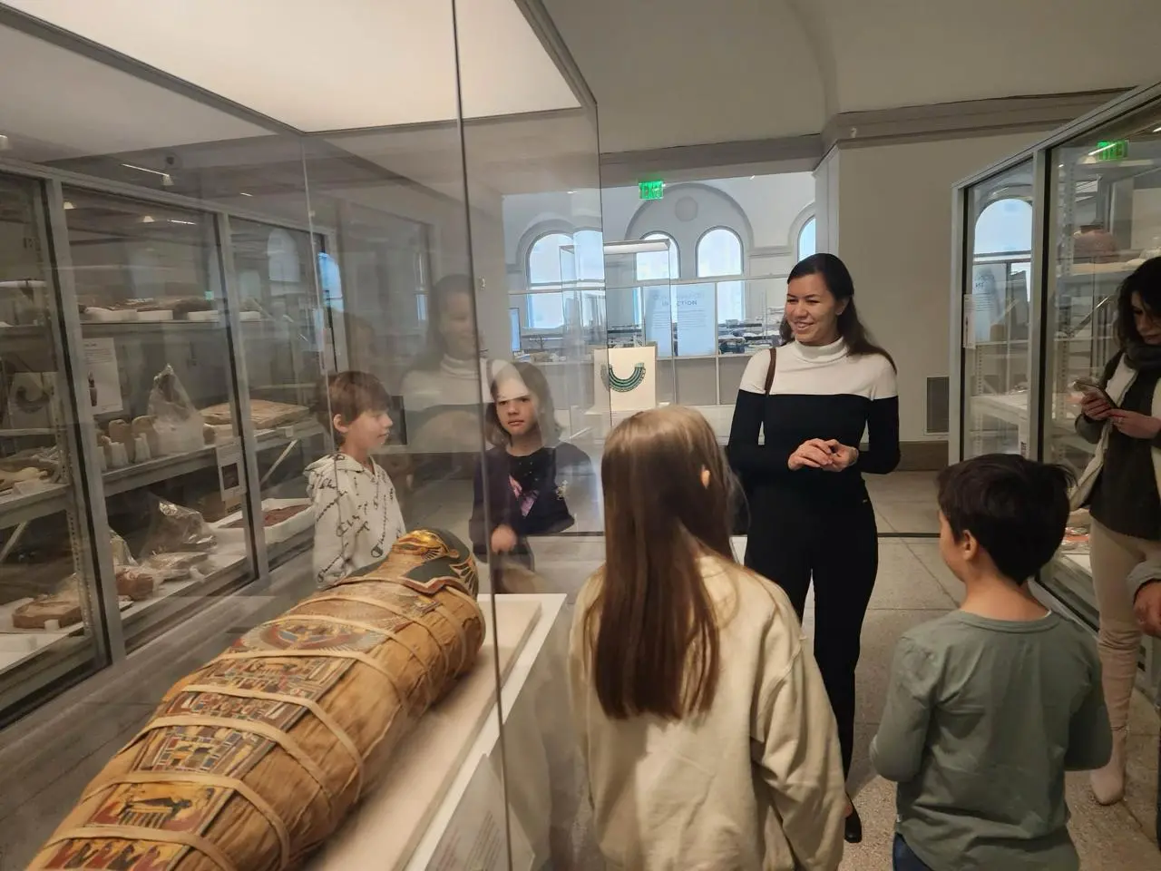 Встреча в музее на тему искусства Древнего Египта