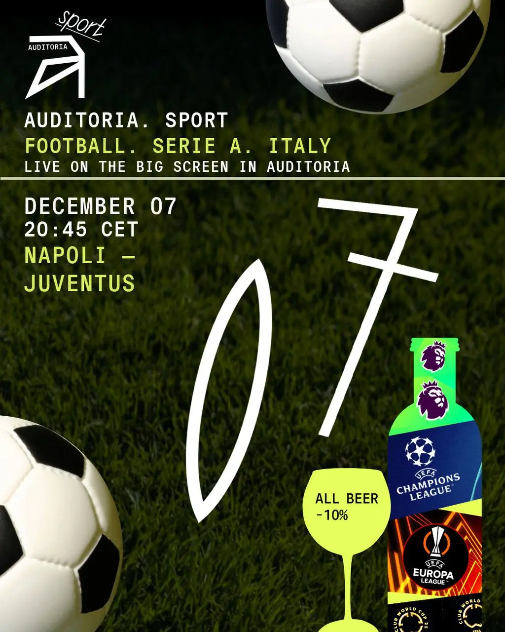 Трансляция футбольного матча Napoli vs Juventus