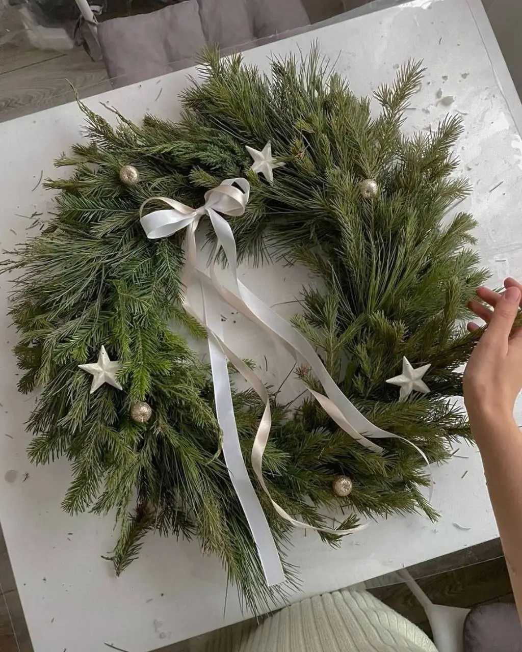 Мастер-класс по созданию лесного интерьерного венка