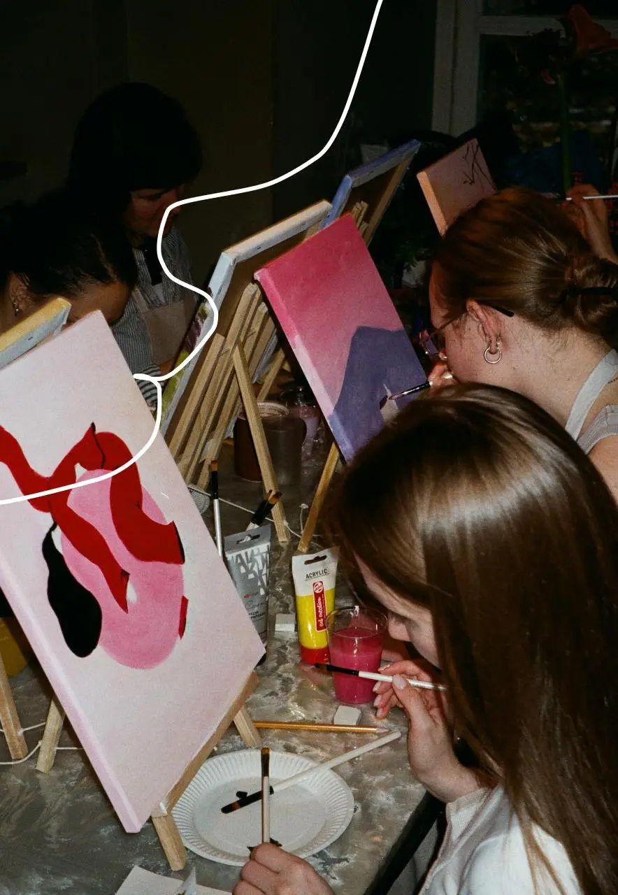 Мастер-класс по рисованию акрилом на холсте