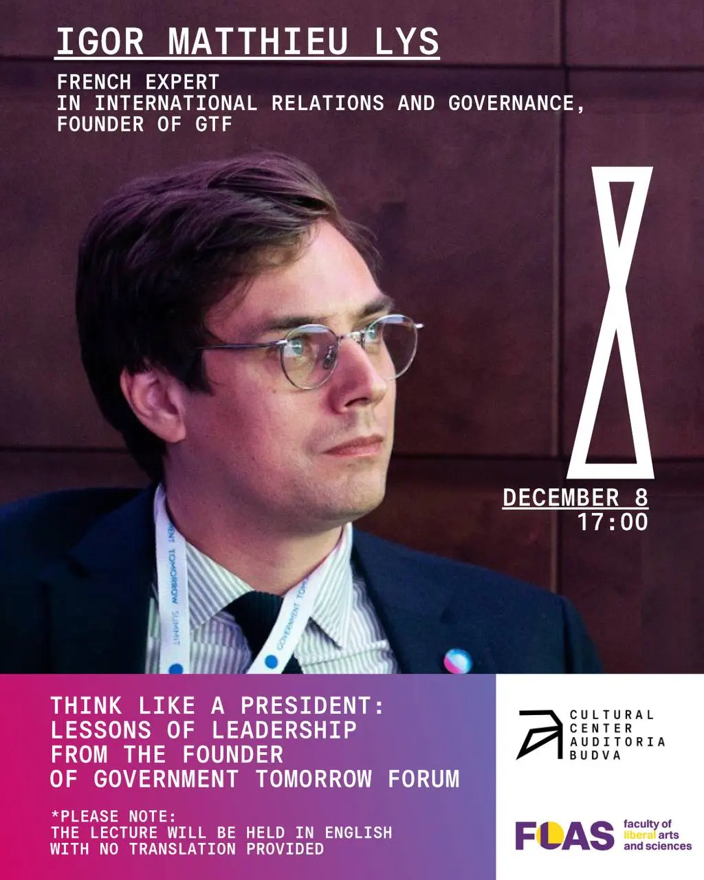 Лекция по лидерству Think Like A President