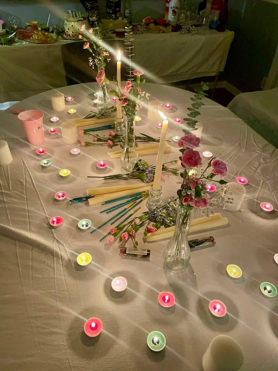 Мастер-класс по росписи античных свечей