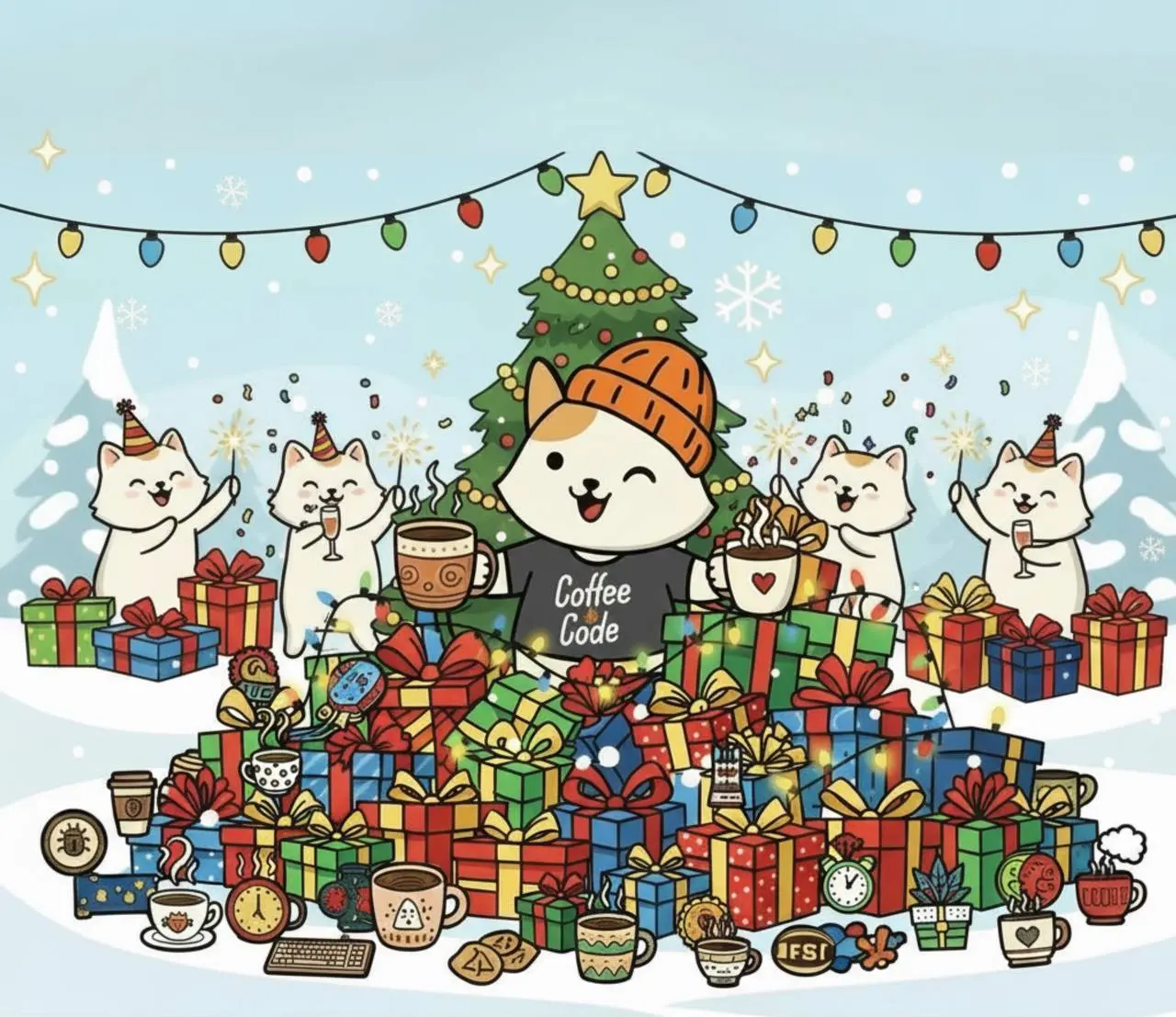 Розыгрыш новогодних подарков от Coffee&Code