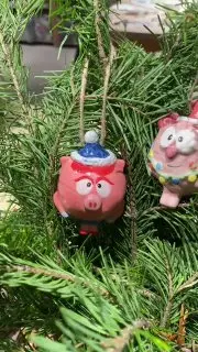 Мастер-класс по лепке новогодних игрушек Смешарики