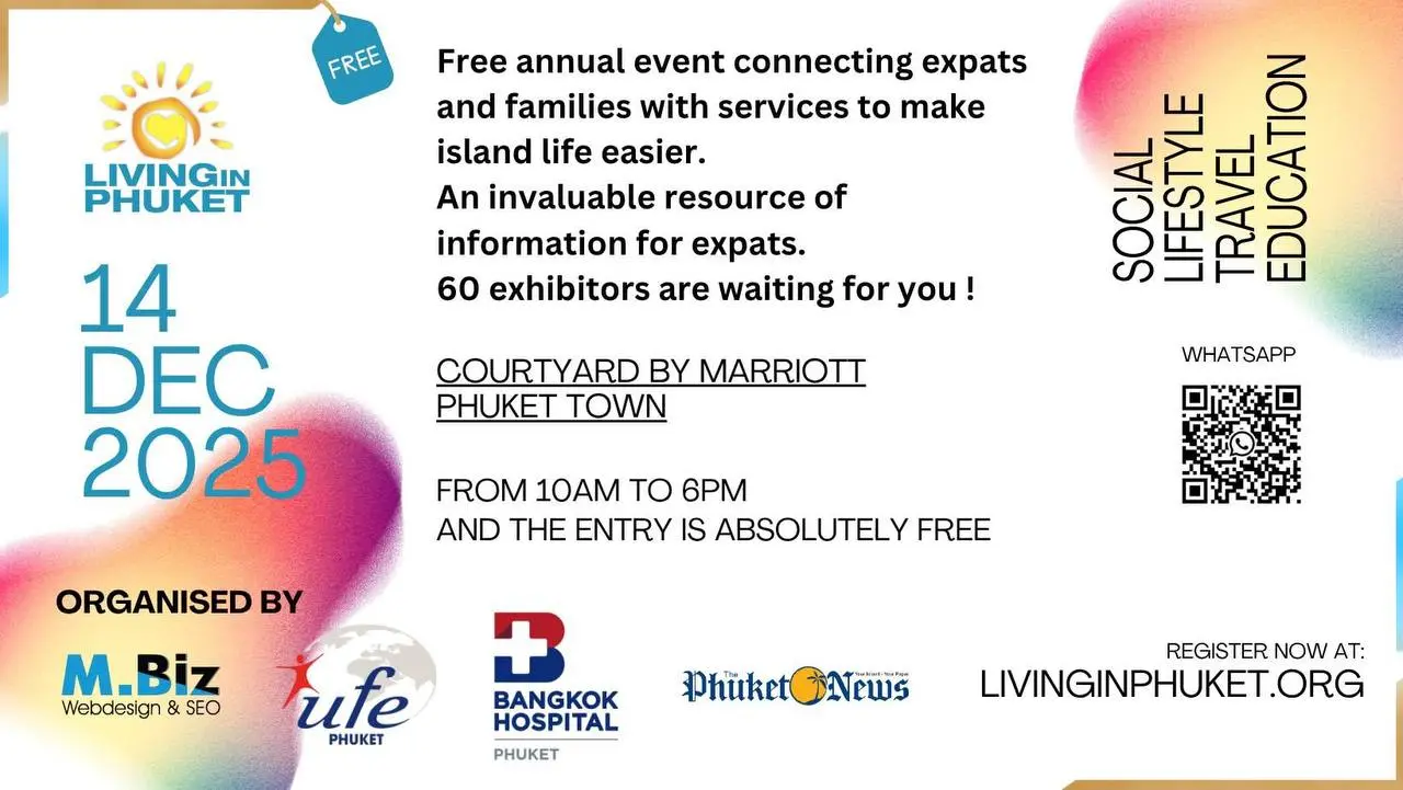 Выставка-встреча для экспатов и иностранных жителей Пхукета Living in Phuket 2025