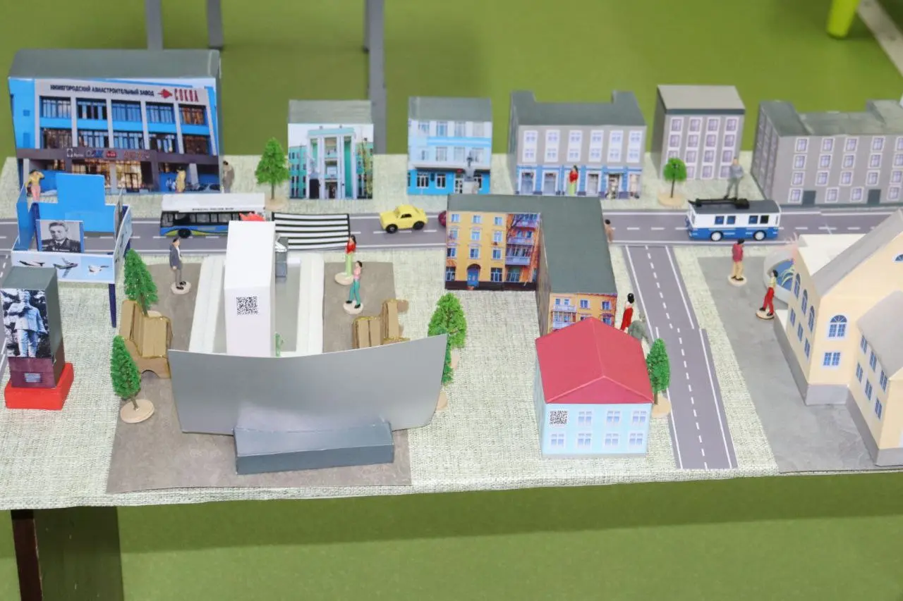 Выставка мини-копий мест Московского района