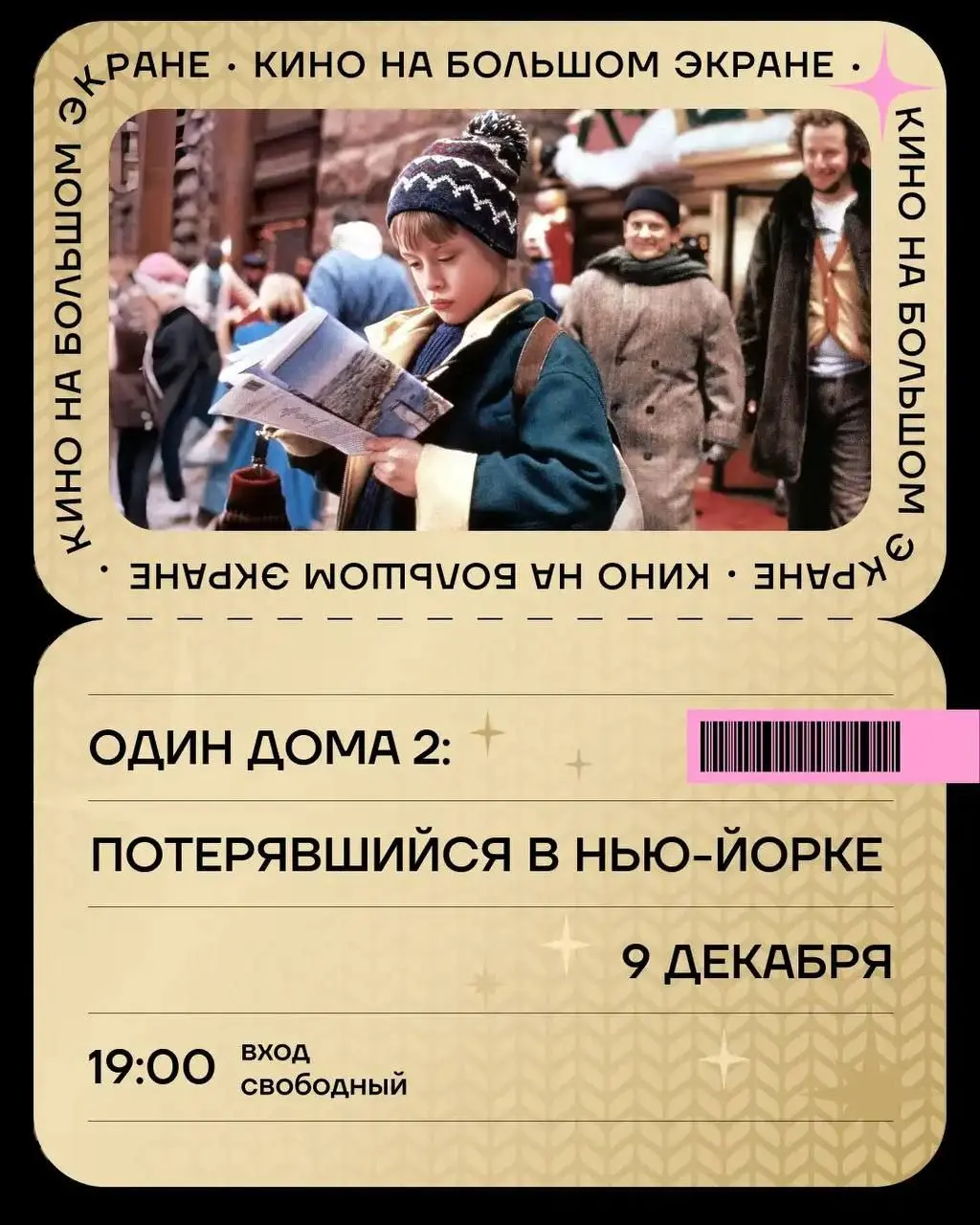 Кинопоказ фильма Один дома 2