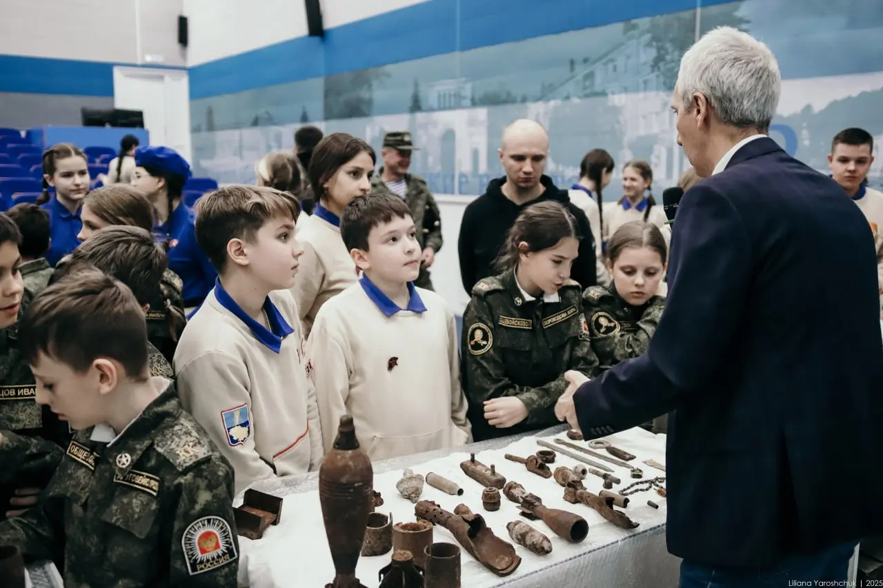 Выставка артефактов в Историческом парке