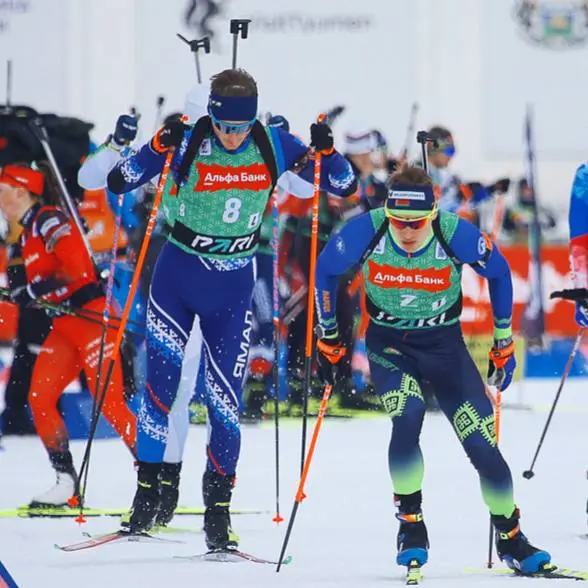 Соревнования по биатлону в Тюмени