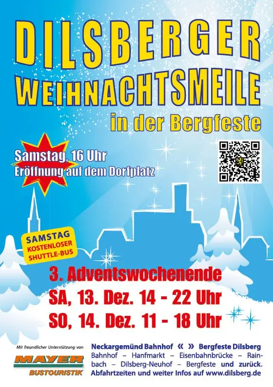 Рождественская ярмарка MADE IN DILSBERG