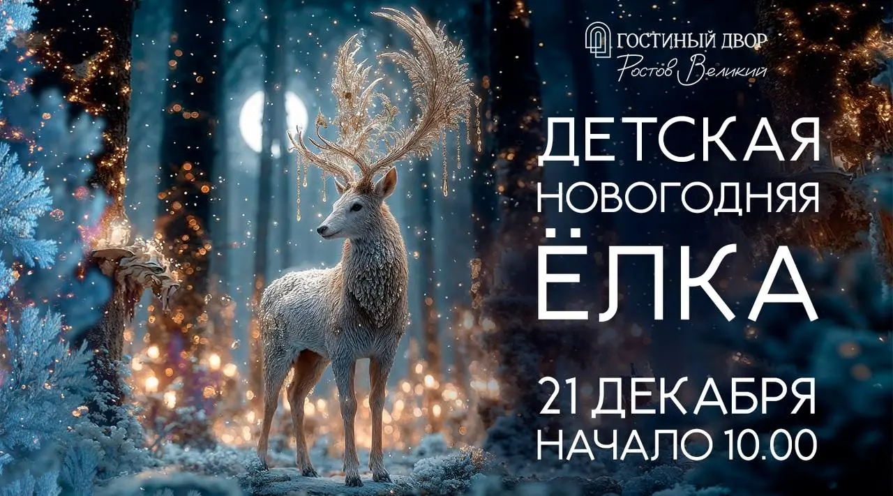 Детская новогодняя ёлка в Атриуме Гостиного Двора
