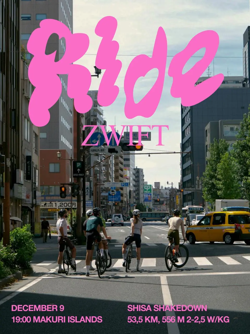 Велосипедная гонка HEDONISM ZWIFT RIDE