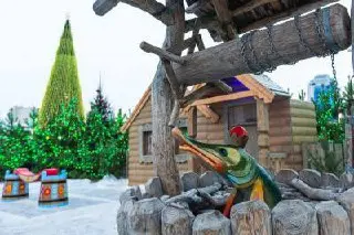 Новогодние Арт-объекты на площади Куйбышева