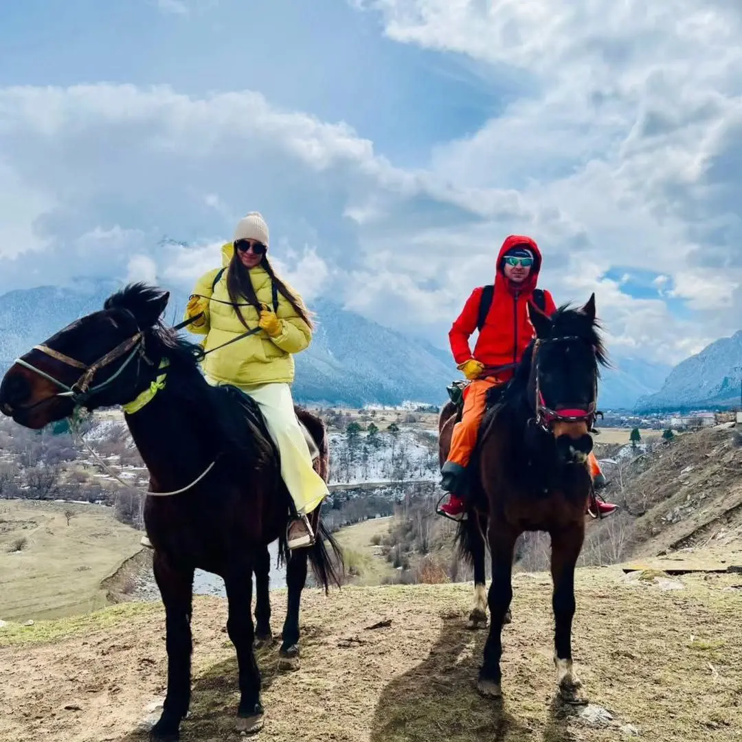 Конный маршрут на смотровую Мухинское ущелье