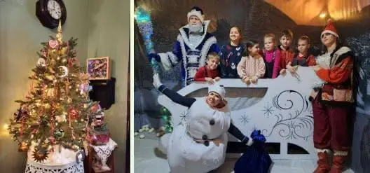 Новогодняя программа на фабрике игрушек в Клину