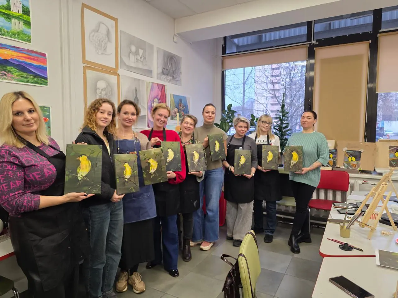 Мастер-классы по живописи для детей и взрослых