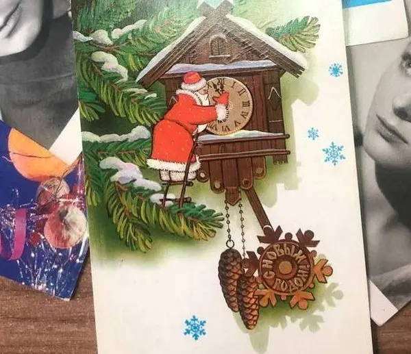 Лекция о новогодних открытках