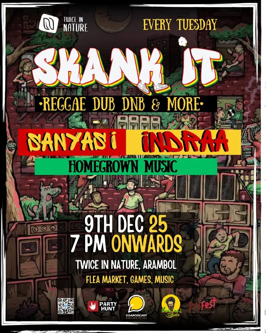 Вечеринка каждую неделю в Арамболе