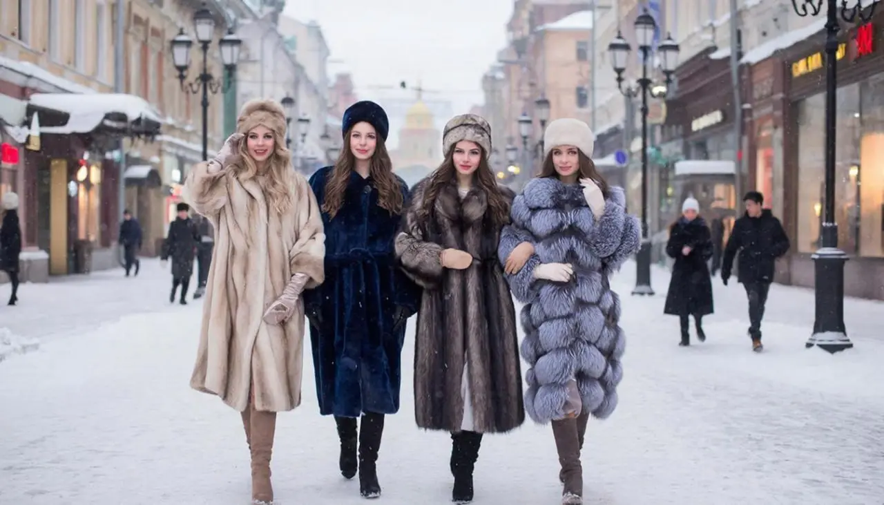 Показ мод на тему искусственного меха