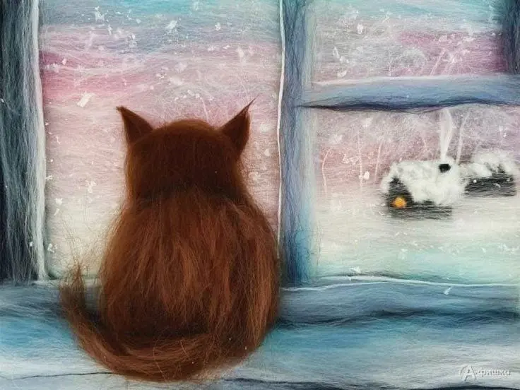 Занятия по шерстяной акварели для детей