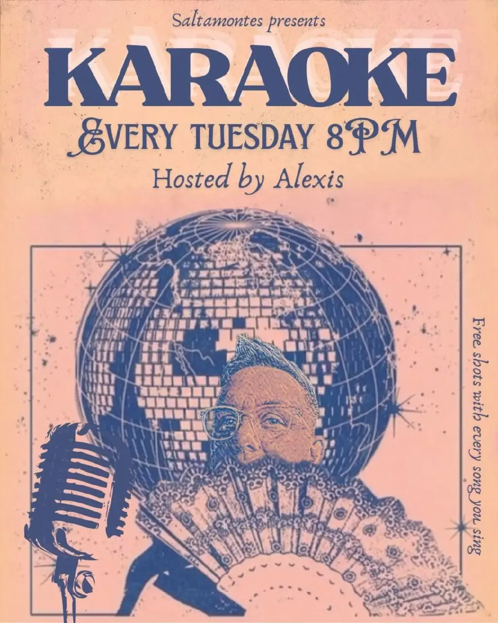 Вечер караоке в Saltamontes