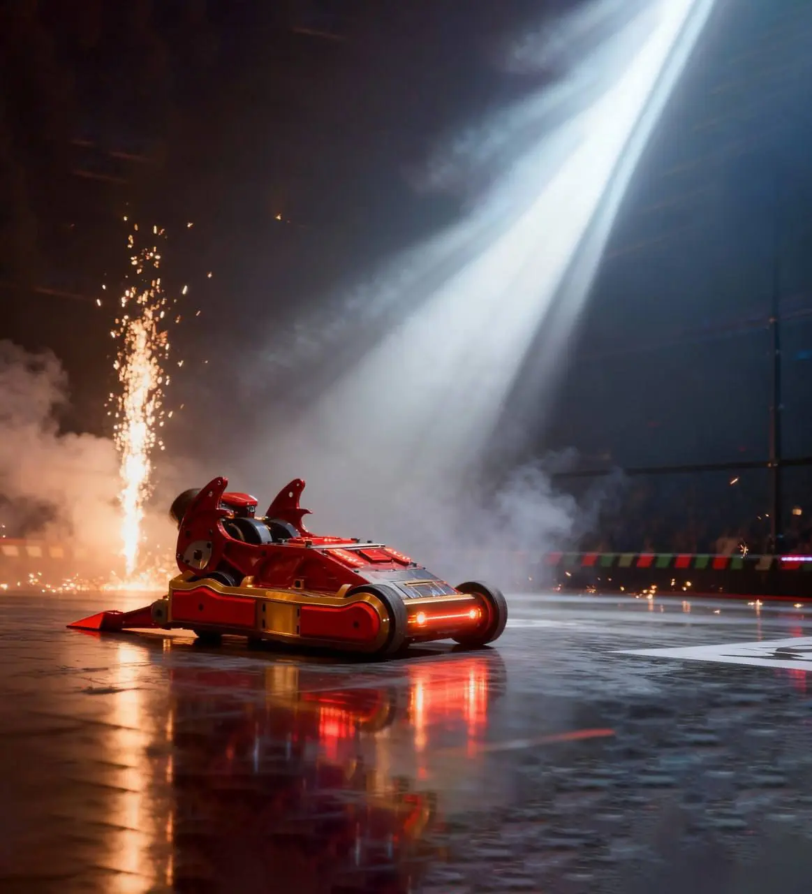 Финал чемпионата по боевой робототехнике «Битва роботов»