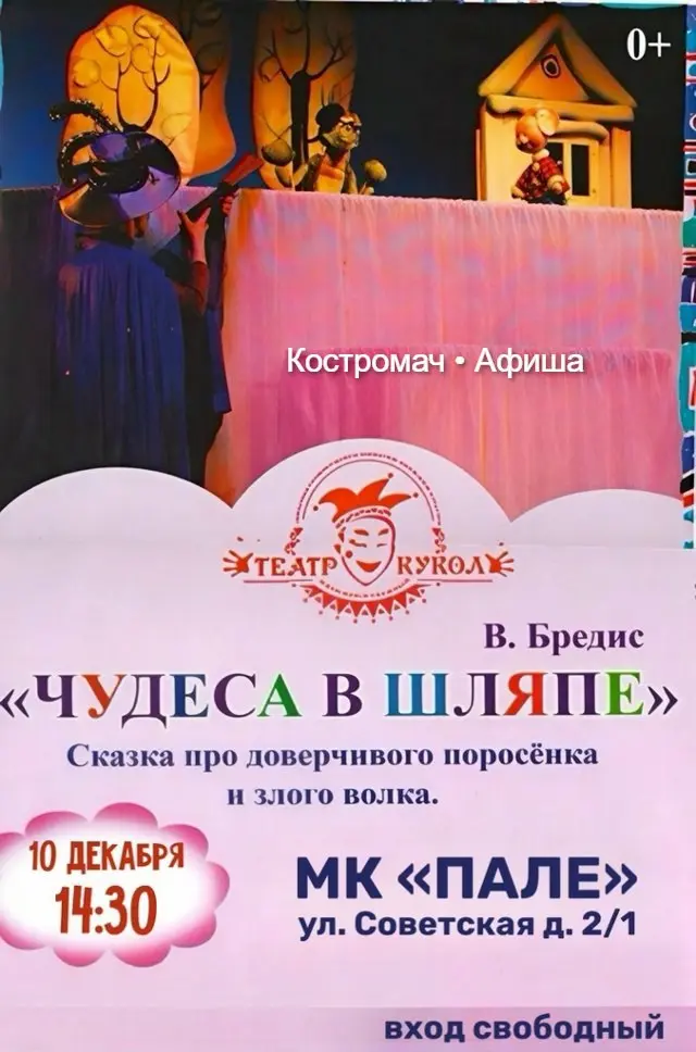 Кукольный спектакль "Чудеса в шляпе"