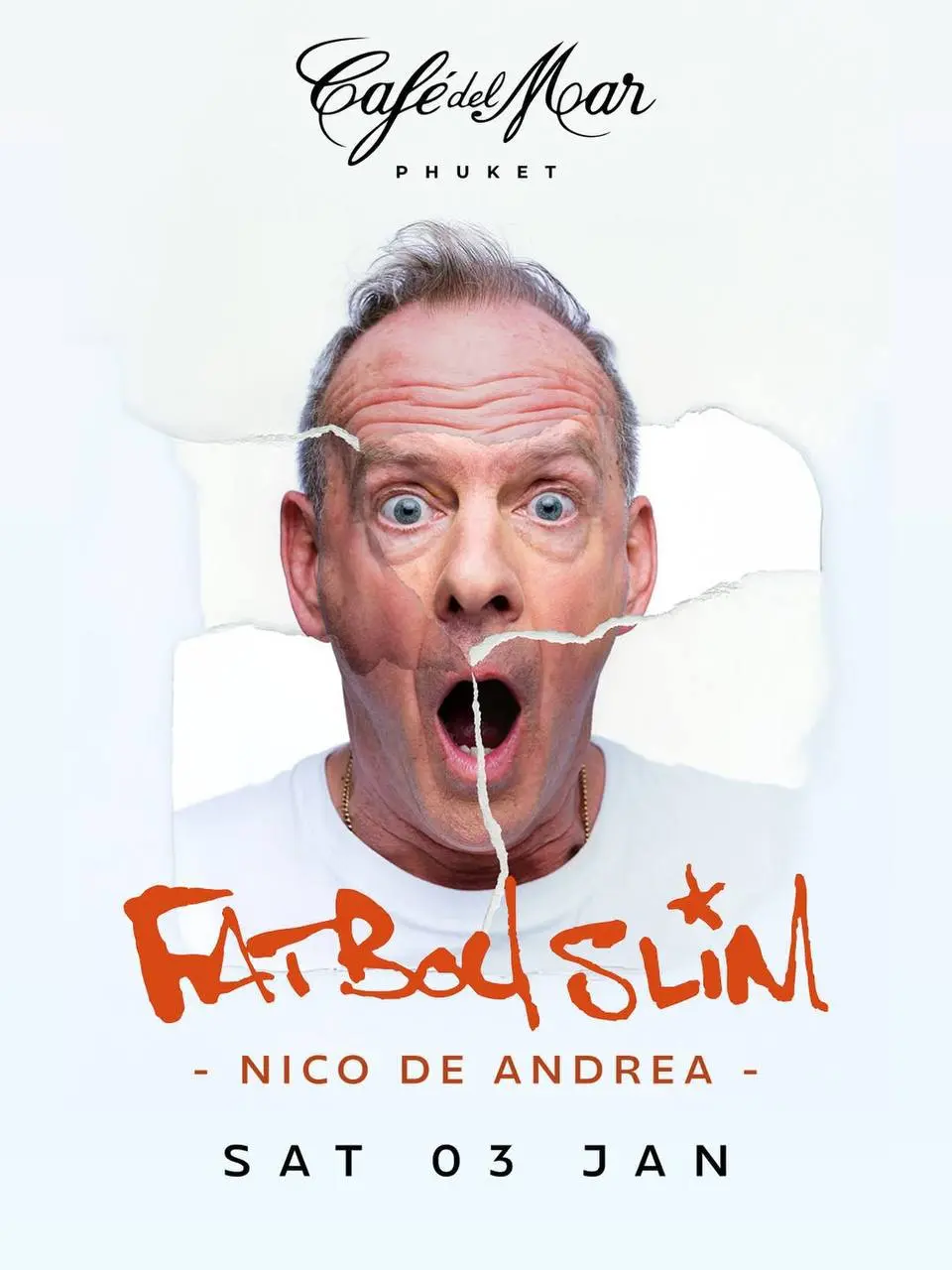 Концерт Fatboy Slim в Cafe del Mar Phuket