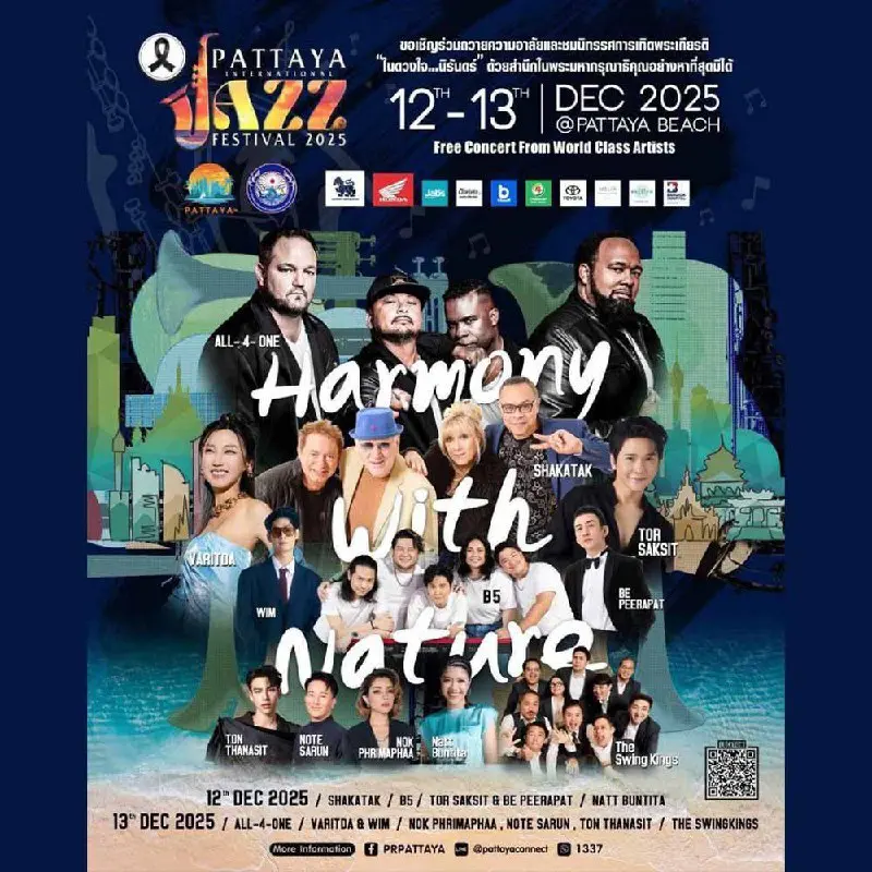 Международный Джаз Фестиваль Паттайи 2025
