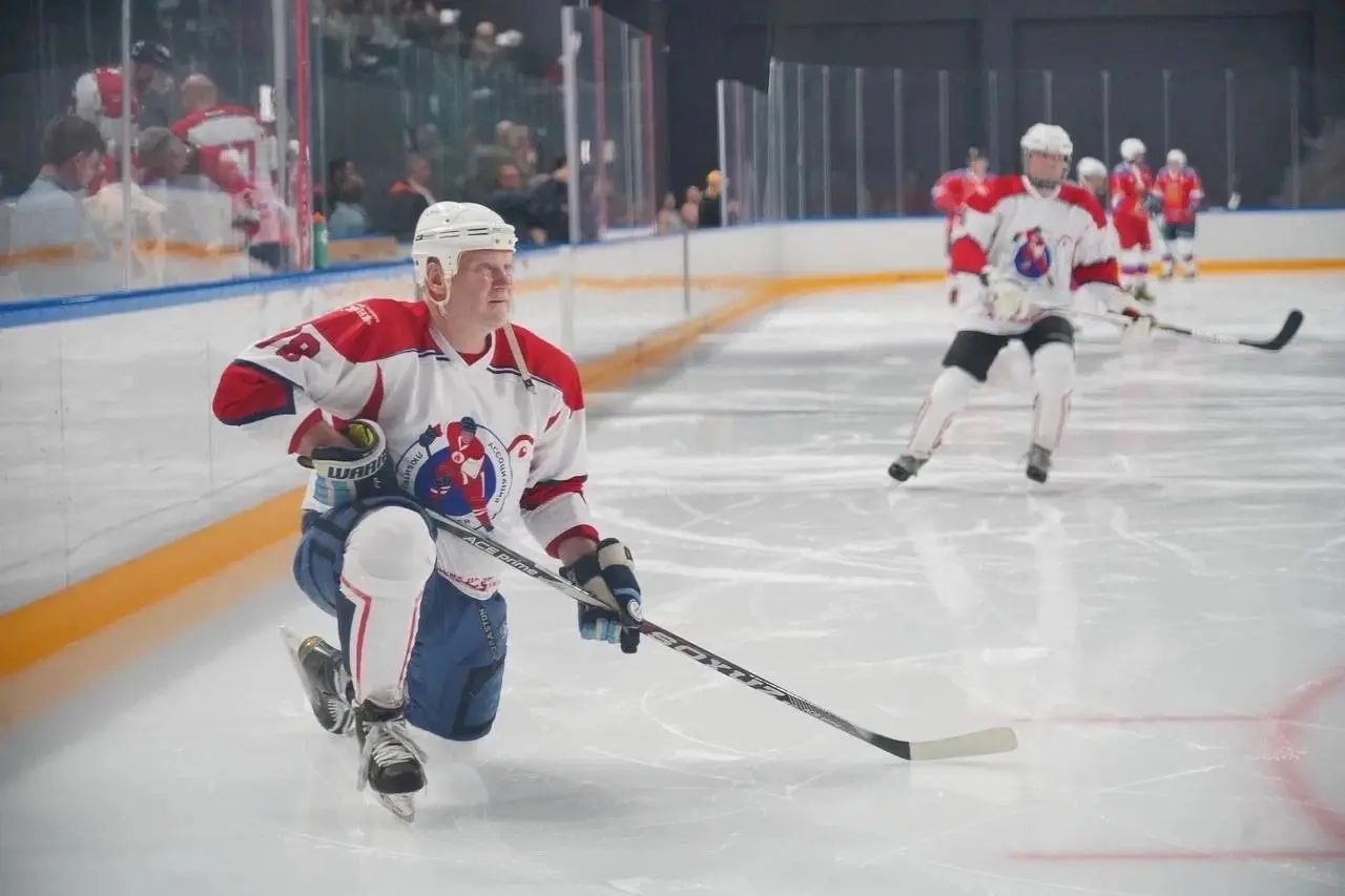 Товарищеская встреча хоккейных сборных