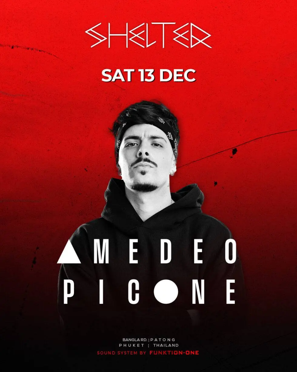Концерт Amedeo Picone на Shelter Phuket