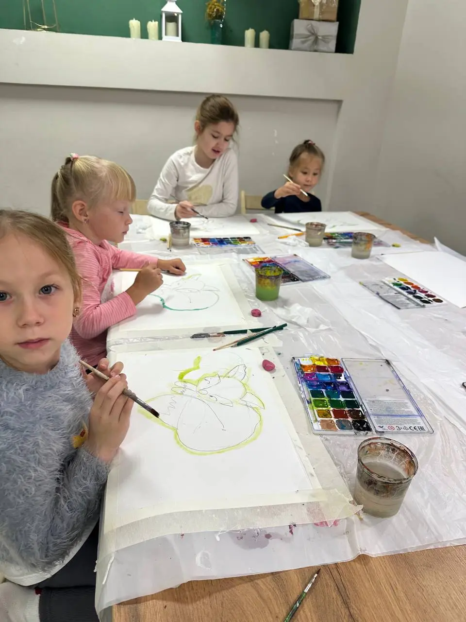 Мастер-класс по изо для детей