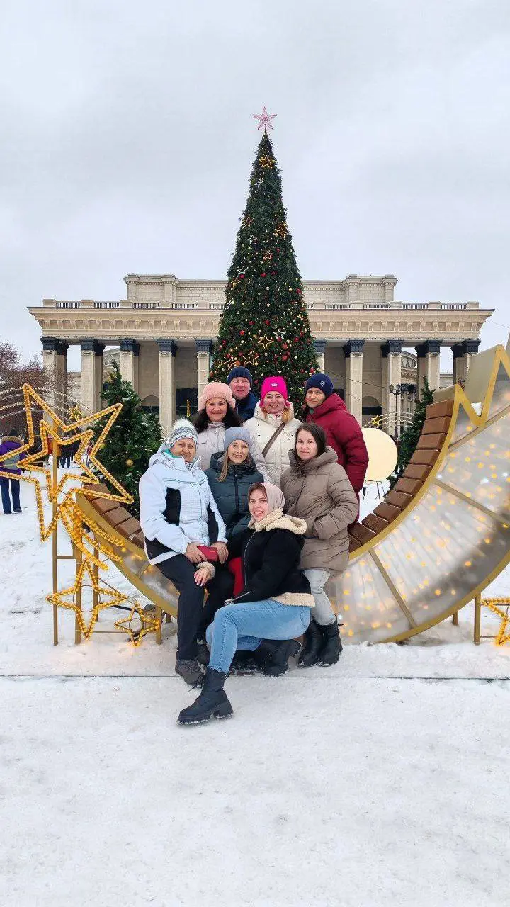 Праздничные новогодние гуляния в Новосибирске