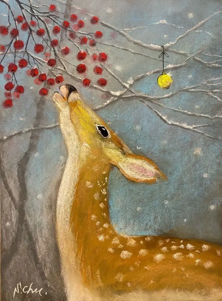 Мастер-класс по живописи масляной пастелью