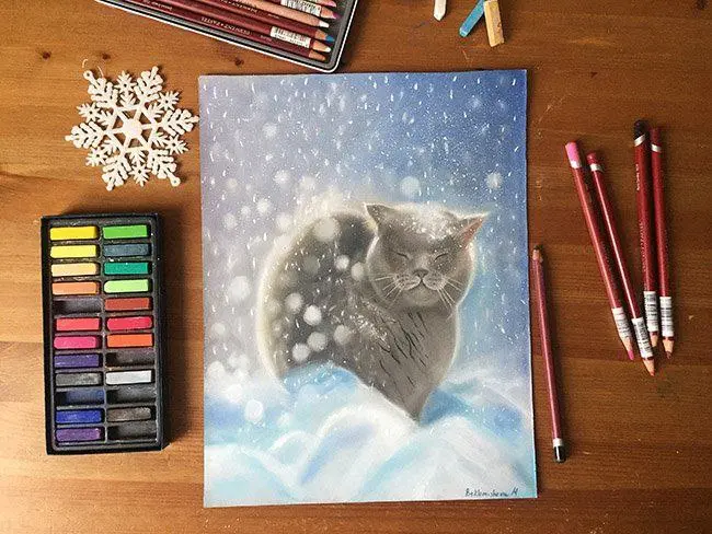 Мастер-класс по живописи масляной пастелью