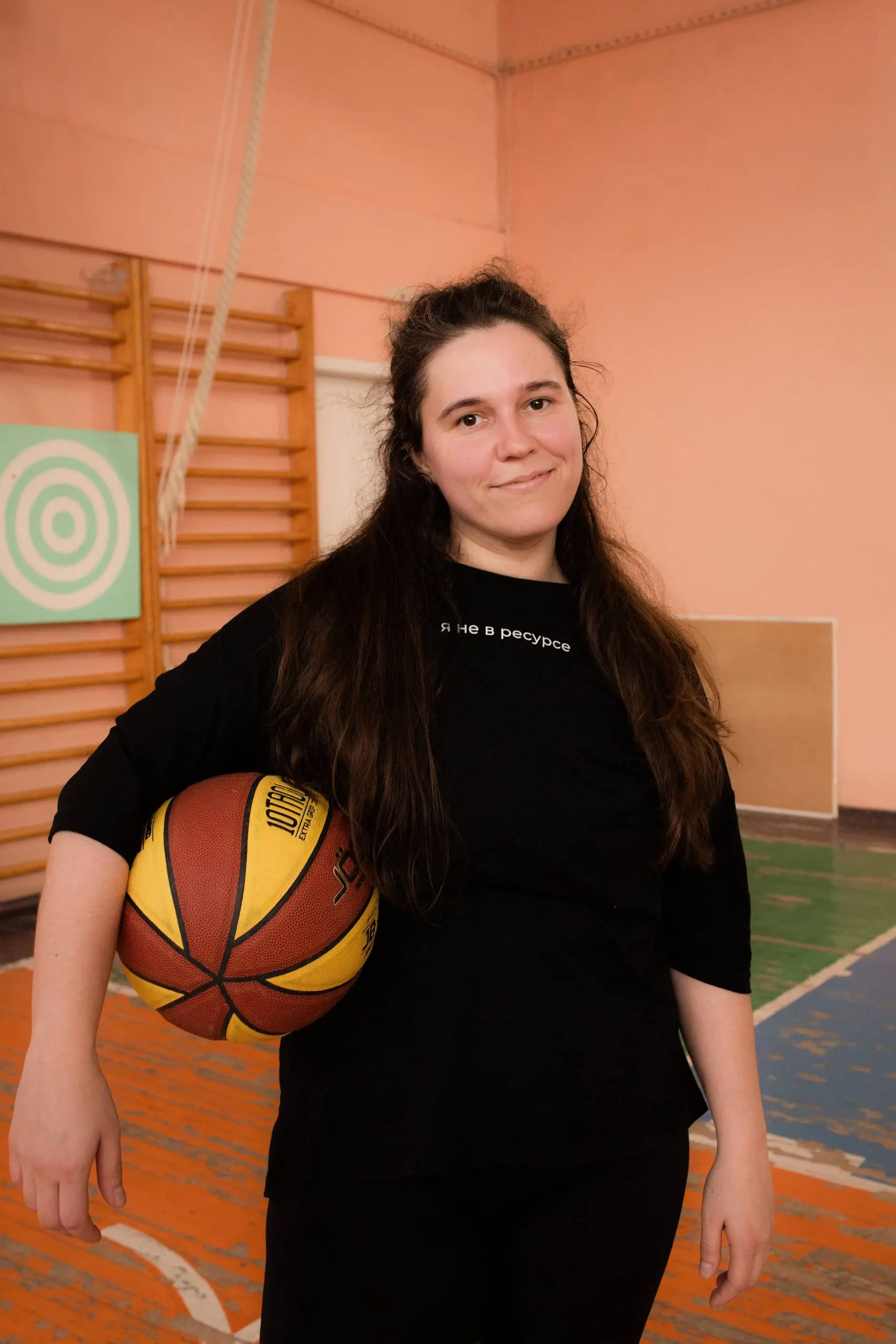 Баскетбольный матч в гимназии