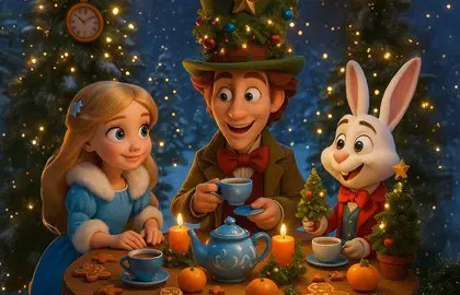 Театрализованное представление Алисы на Новый Год