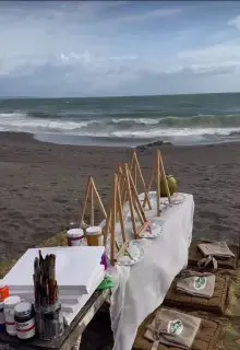 Мастер-класс по рисованию картины на холсте