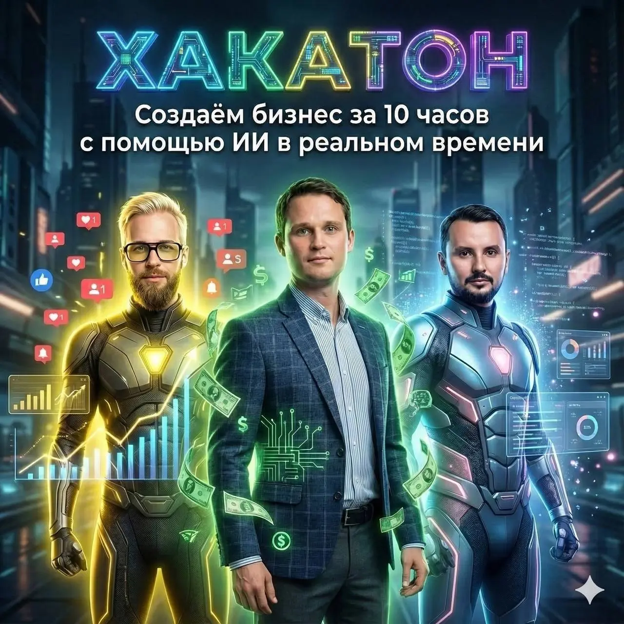 Хакатон по созданию стартапа с помощью ИИ