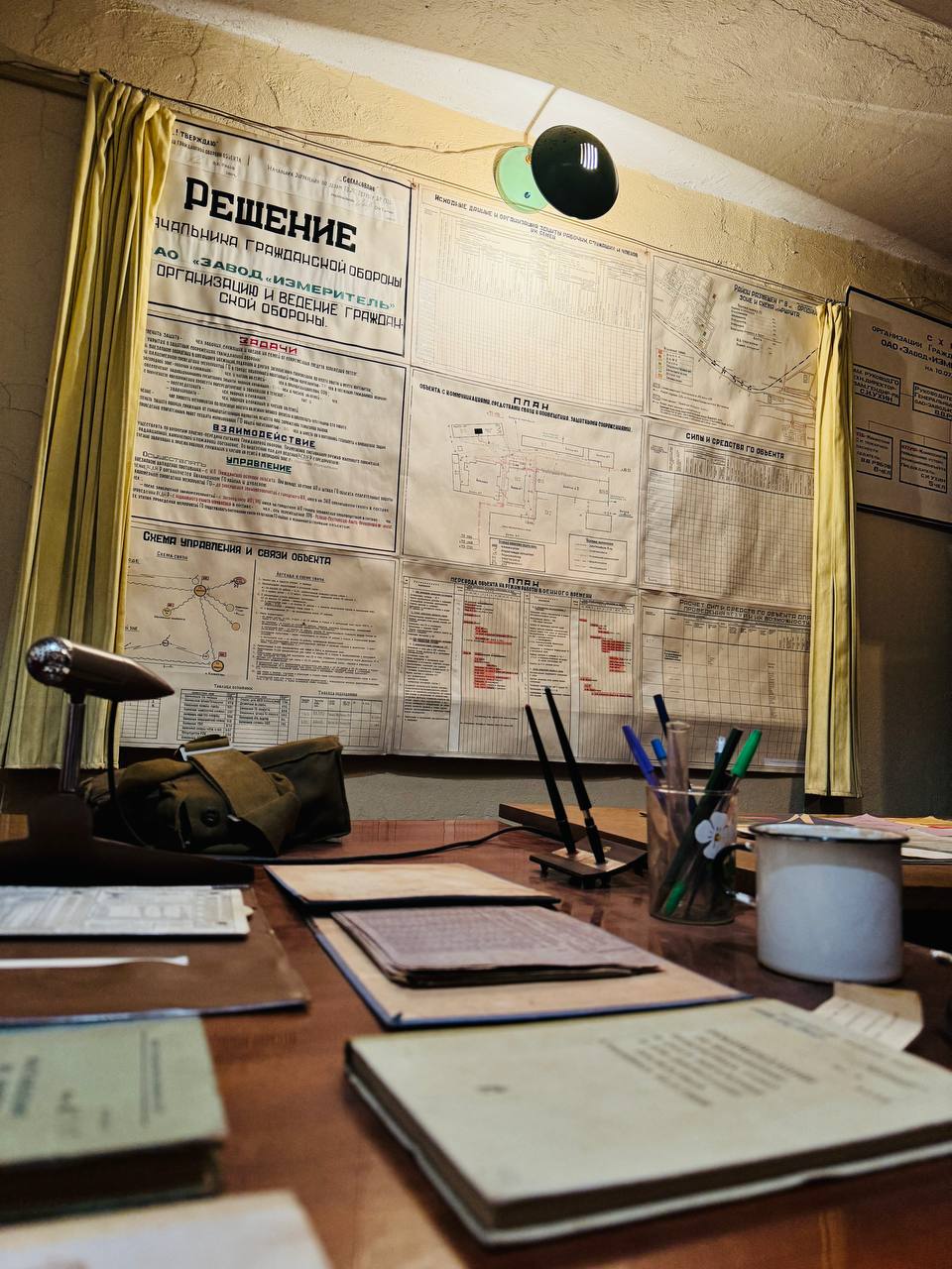 Экскурсия на сохранившуюся территорию бомбоубежища времен СССР