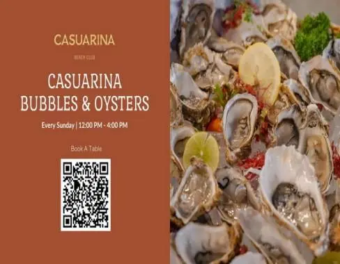 Отдых с устрицами и игристым