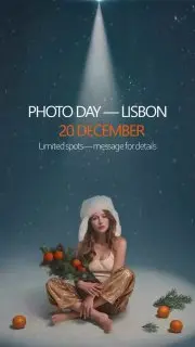 Фотодень на тему Новогодняя фотосессия в Лиссабоне