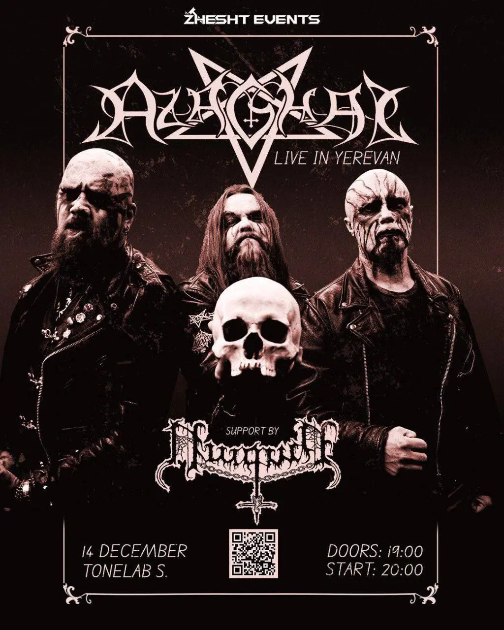 Концерт финской блэк-метал группы AZAGHAL