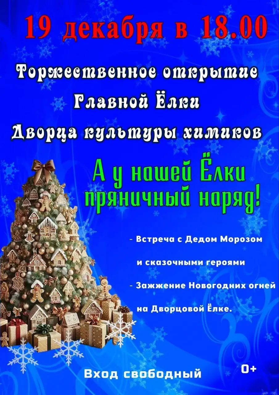 Открытие Главной Ёлки Дворца культуры