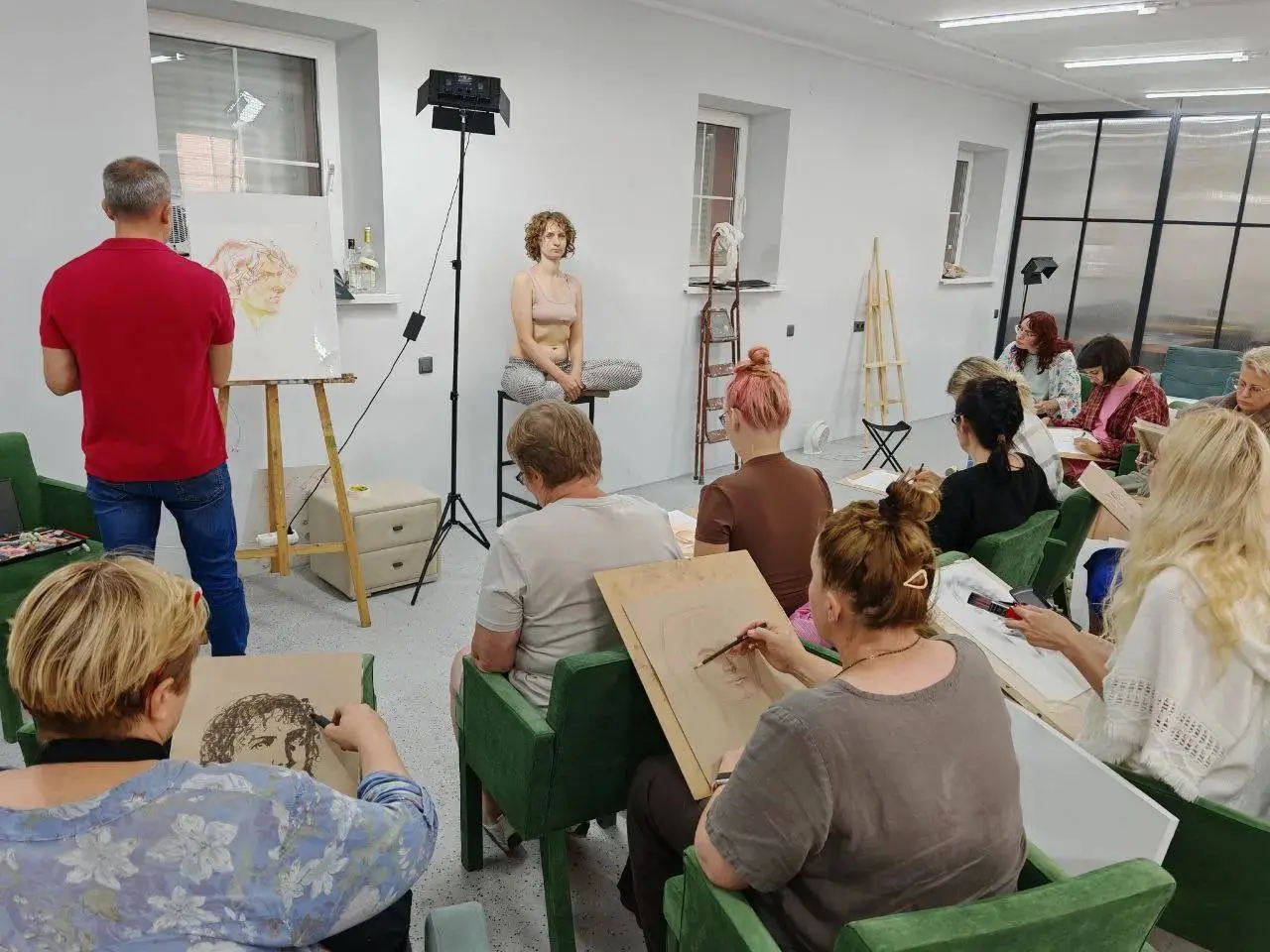 Практикум PROрисовать, зимнее арт-погружение