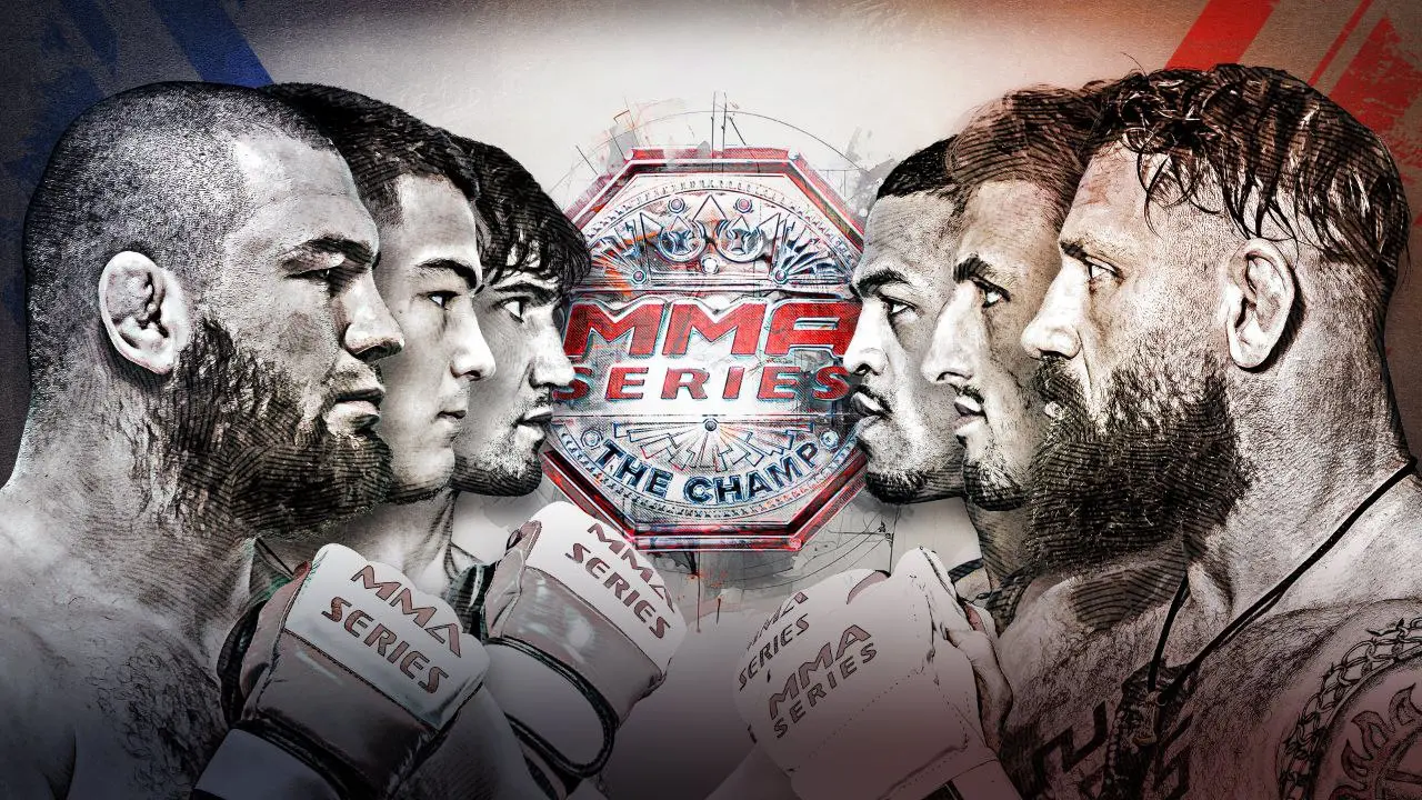 Бойцовский турнир ММА с участием бойцов