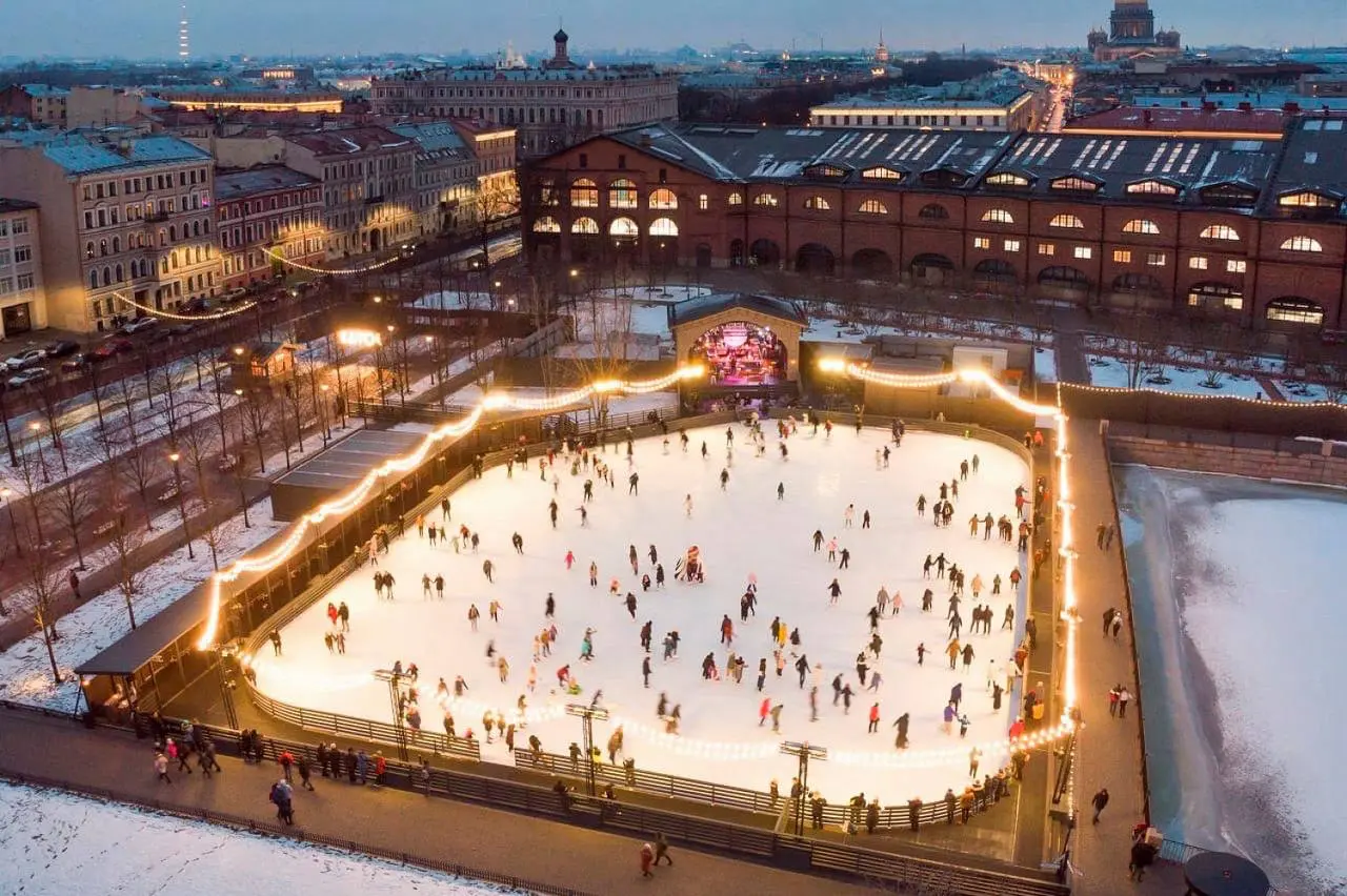 Обзор катков в Санкт-Петербурге этой зимой