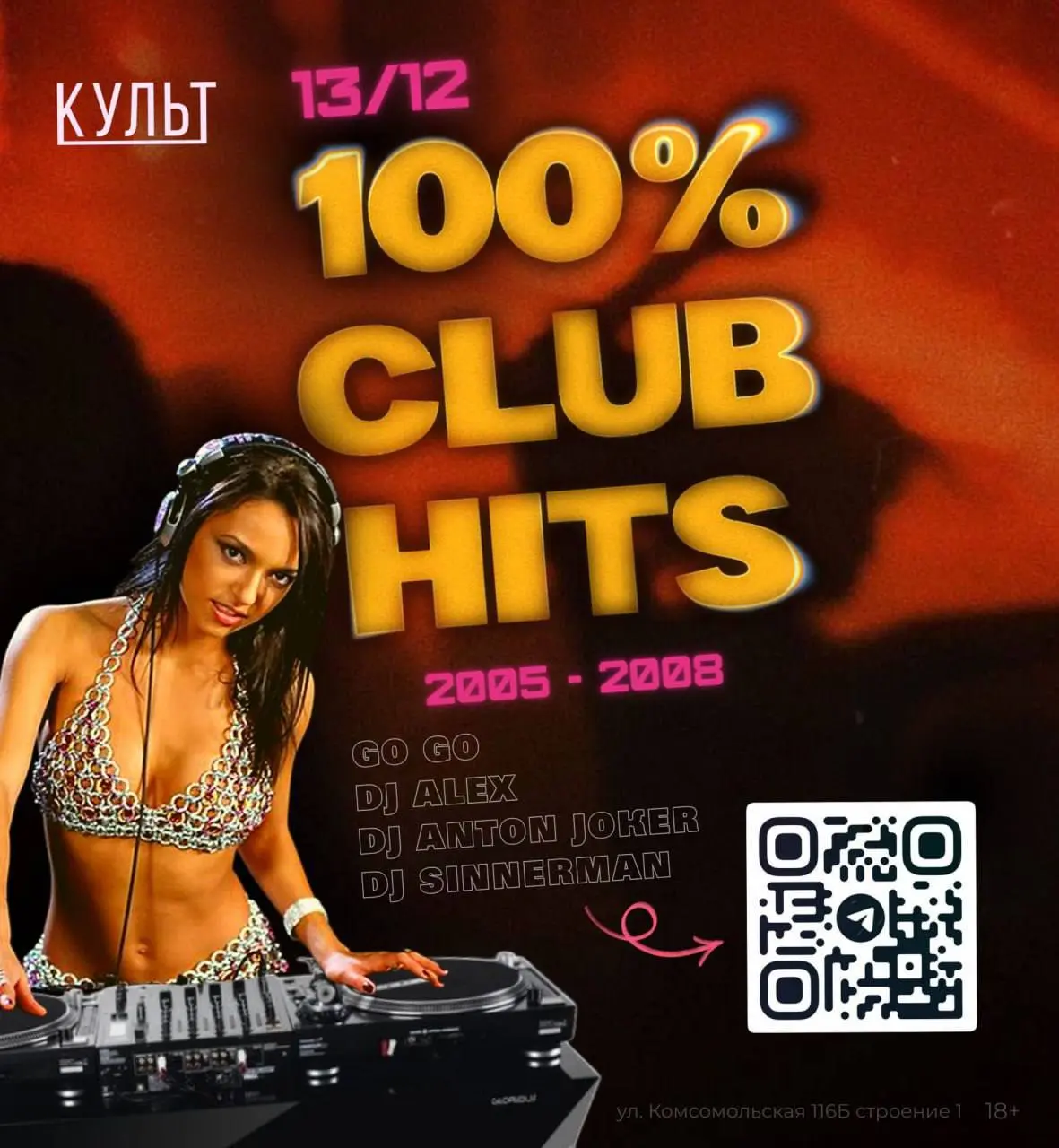 Вечеринка в стиле 100% Club Hits