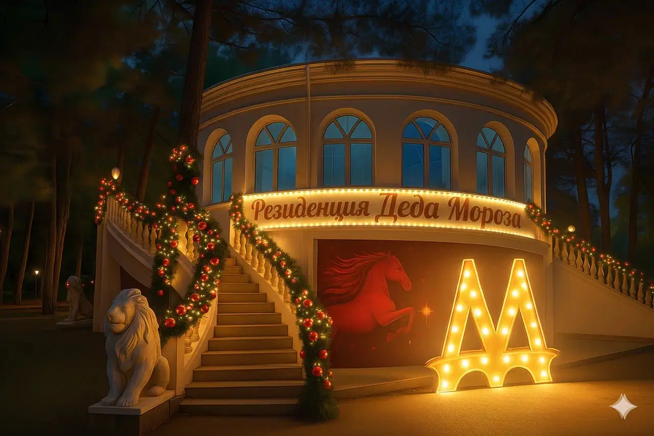 Открытие резиденции Деда Мороза на курорте Miracleon