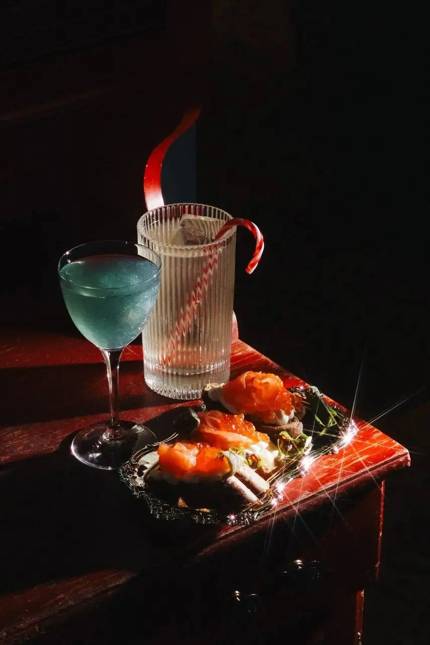 Дегустация новогодней еды в ресторане